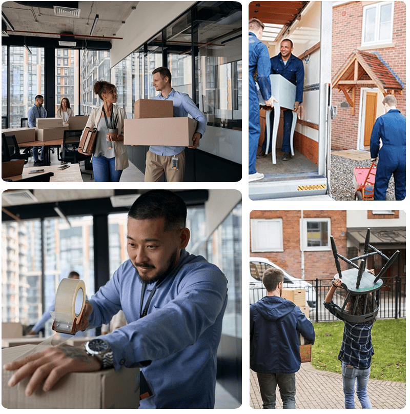 Book a Move Collage Image